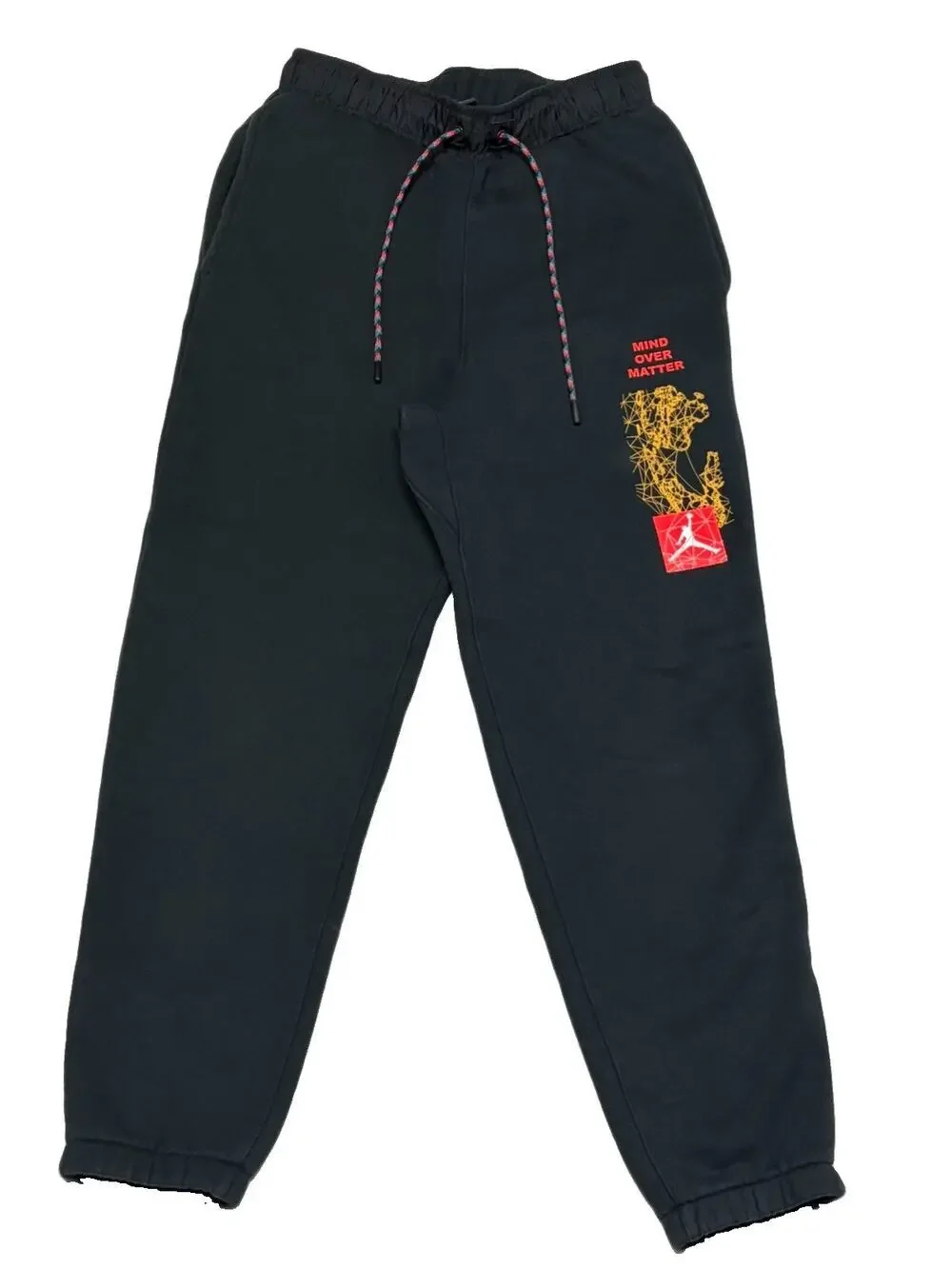 NIKE JORDAN ESSENTIALS MIND OVER MATTER MENS PANTS BLACK SIZE SMALL